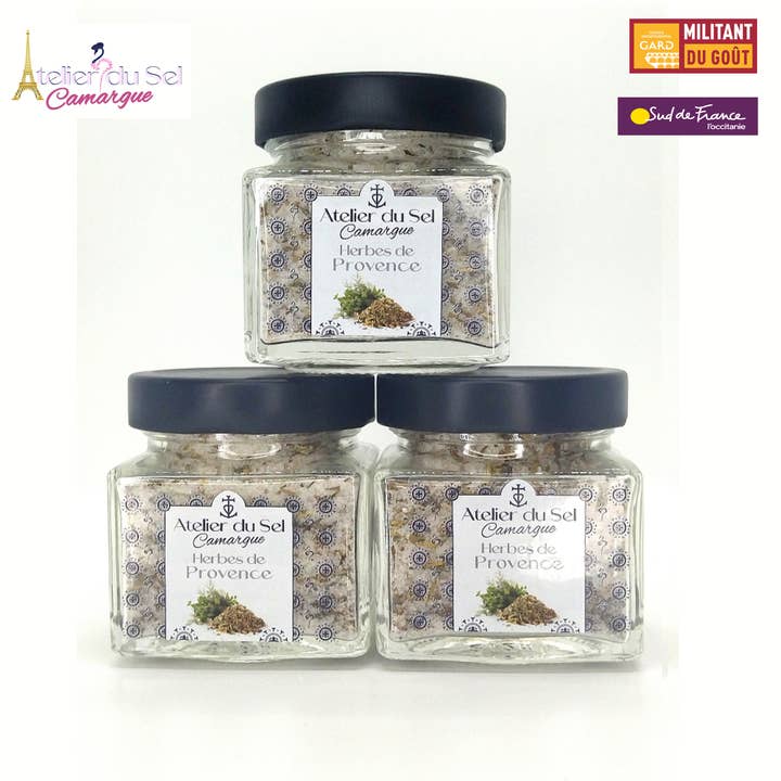 Atelier du Sel Camargue - Wholesale Salt - Salt with “Herbes de Provence” - 200gr3