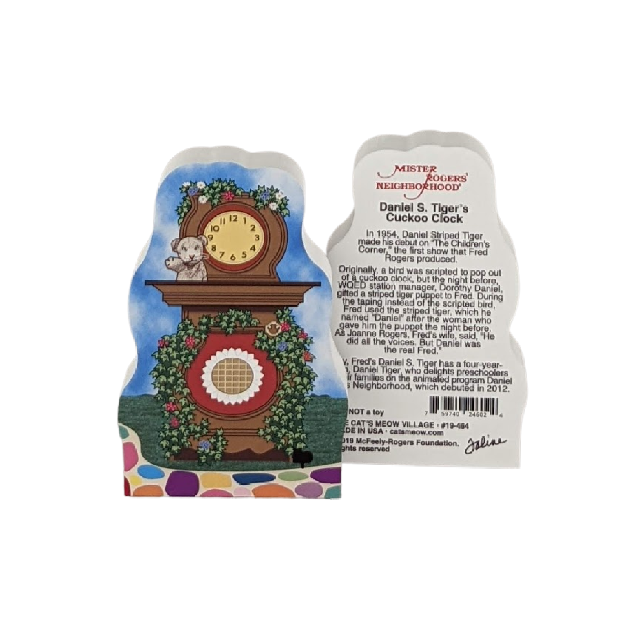 Cats Meow Village - Wholesale Decorative Tabletop Object - Cats Meow Village, Mister Rogers' Neighborhood (5-piece set)5