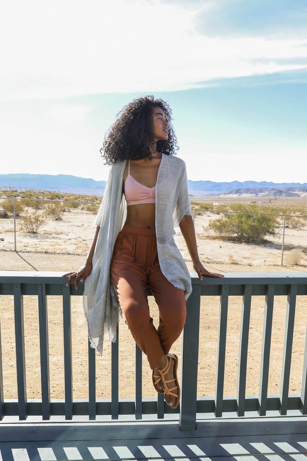 Leto Accessories - Wholesale Kimono - Women's - Stylish Sequin Detailed Kimono – Frayed Edges & Boho Vibes1