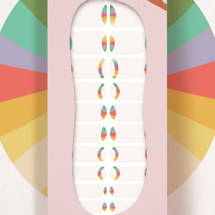 Modgloss - Wholesale Nail Art/Decal - 'Rainbow Party' Nail Art Wrap Kit2