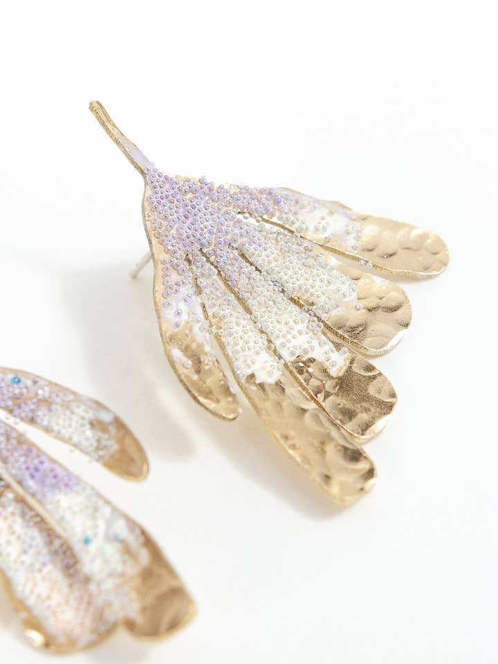 Flower Wings Earrings for wholesale by Câpâ