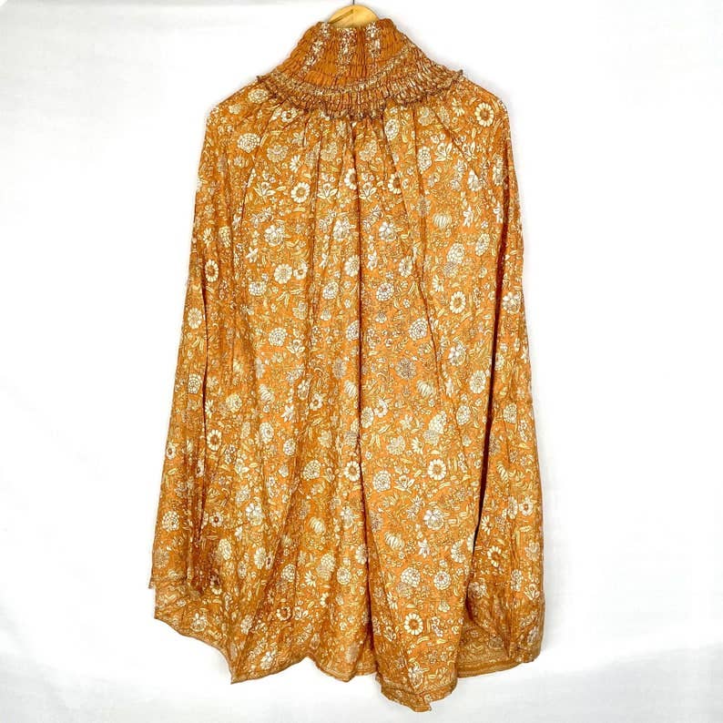 The Eastern Loom – Engroshandel Pyjamasæt - Dame – Assorteret Vintage Recycled Silke Sari Boho Pyjamas, Nattøj3