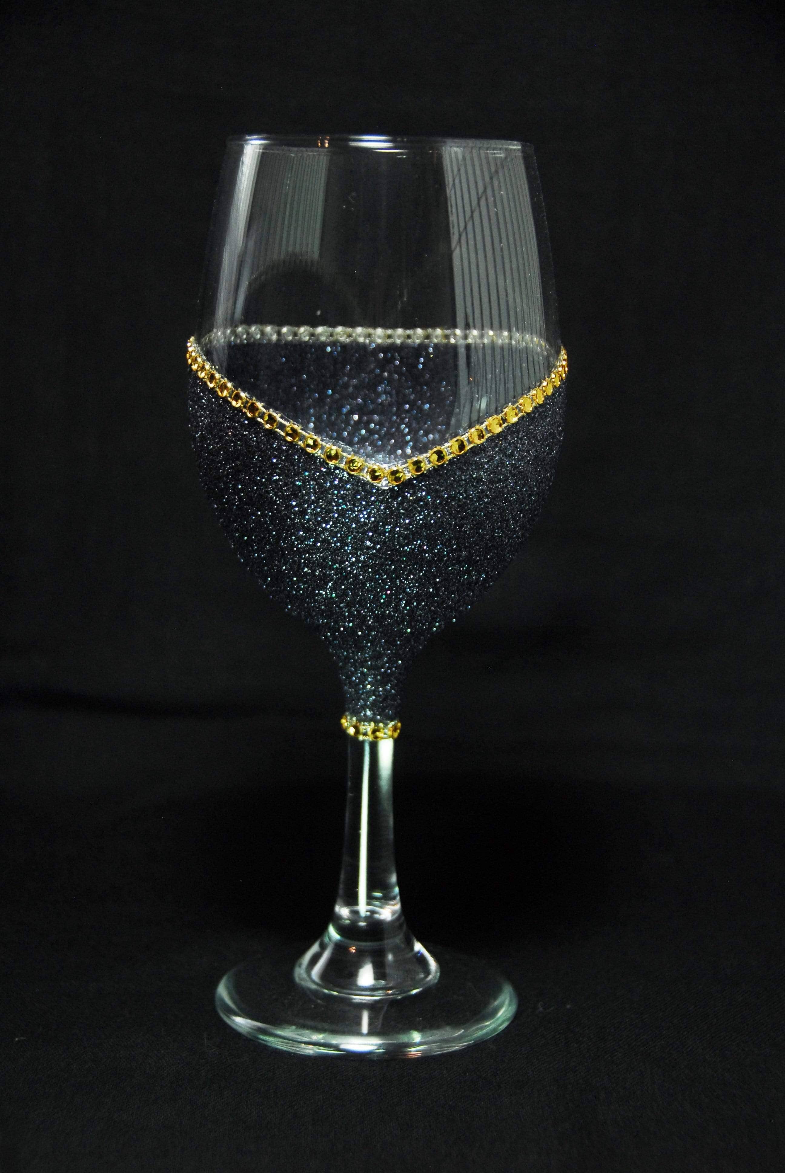 WineyBitches.Co - Wholesale Wine Glass - Sweet Bitch – Bling Glitter Glass Wine Glass (The Bitch Collection)8