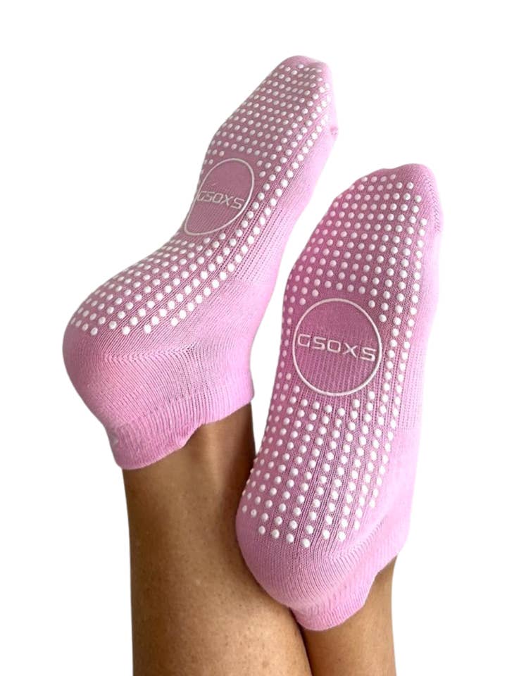 Baby Pink Grip Socks for wholesale by GSOXS