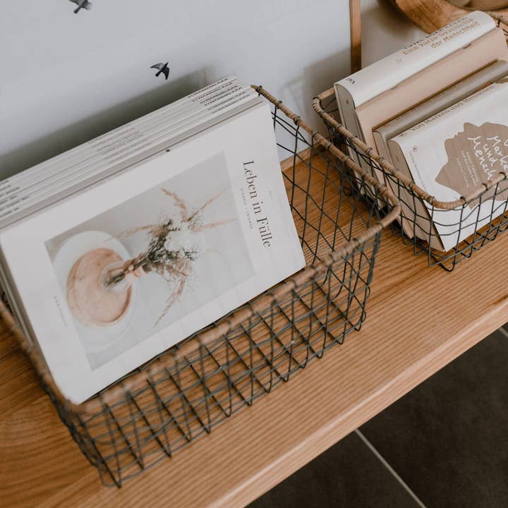 Eulenschnitt - Wholesale Basket - wire basket square 35x26 cm (PU = 6 pcs)2