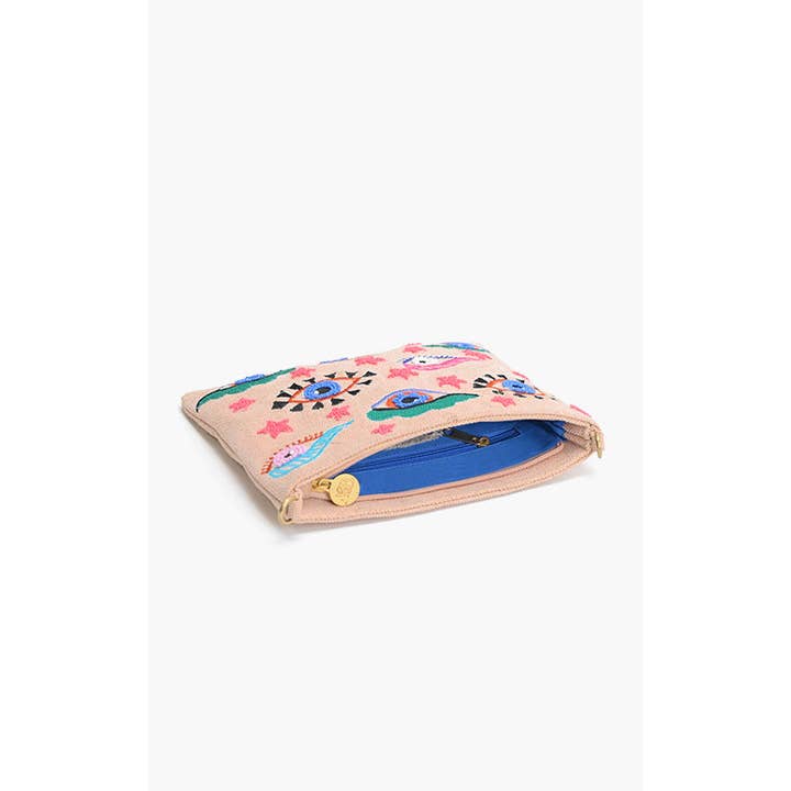 America & Beyond - Wholesale Clutch Bag - Women's - Mystic Gaze Pink Clutch