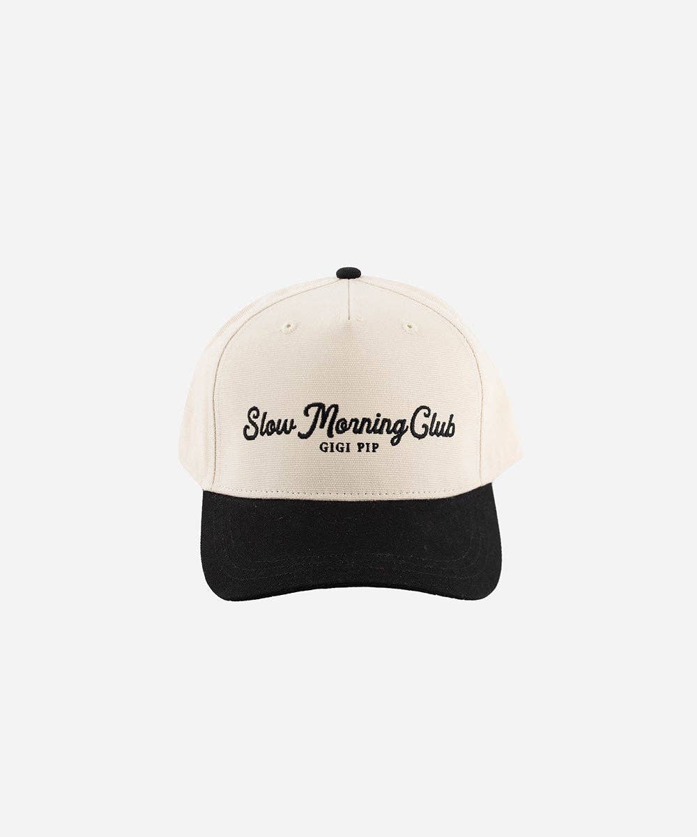 Gigi Pip - Wholesale Trucker Hat - Women's - Slow Morning Club Canvas Trucker30