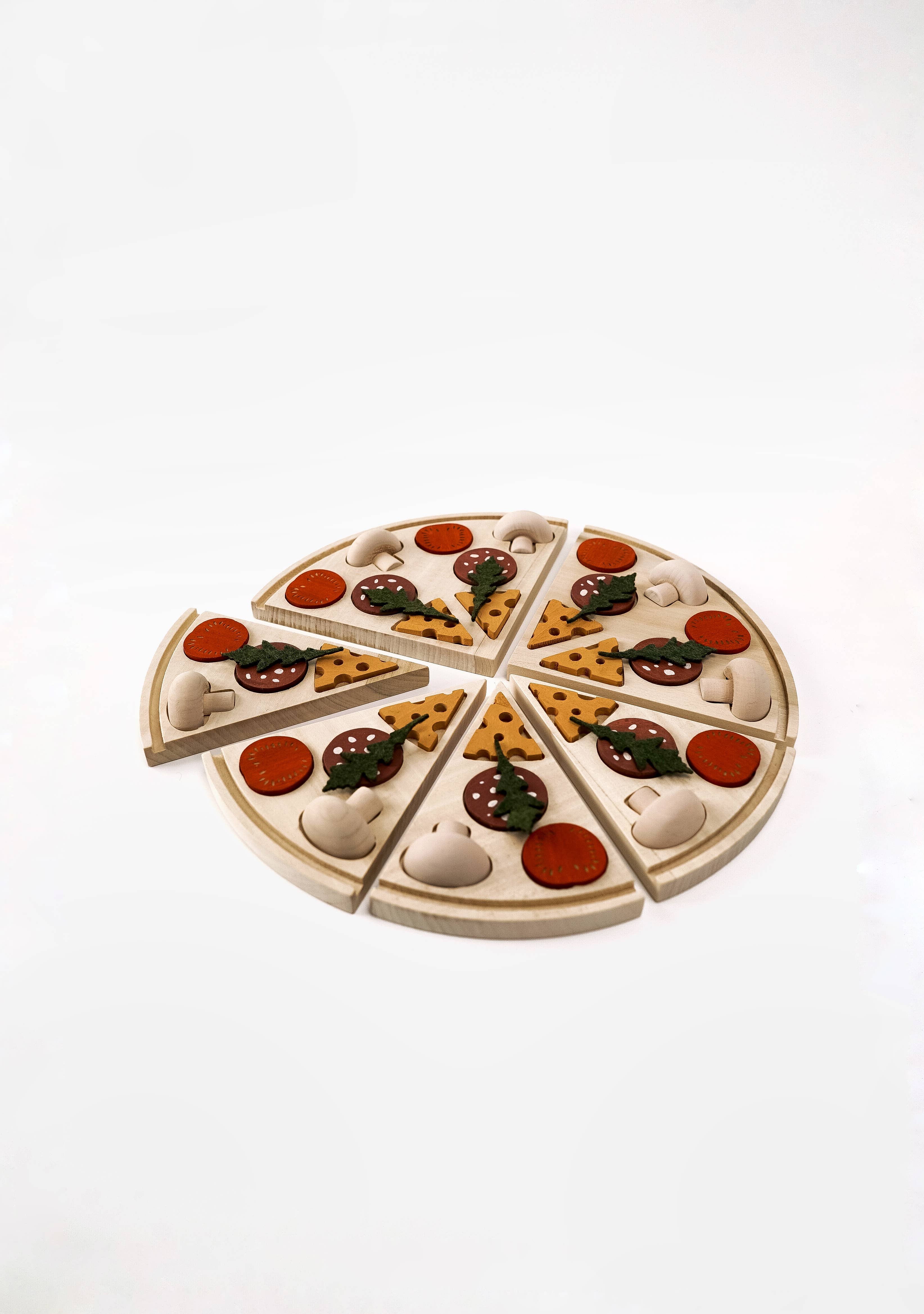 SABO concept - Wholesale Wood Toy - Kids - Wooden Pizza Toy5