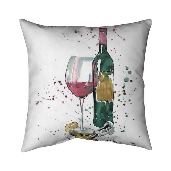 Botella de Vino Tinto Almohada - Decoración de Cocina | Accesorios para el Hogar para venta al por mayor de BEGIN HOME DECOR