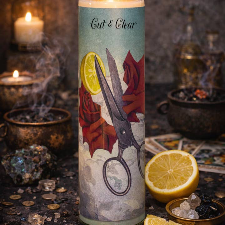 Snakes for Hair - Wholesale Votive Candle - "Cut & Clear" Soy Ritual Candle1