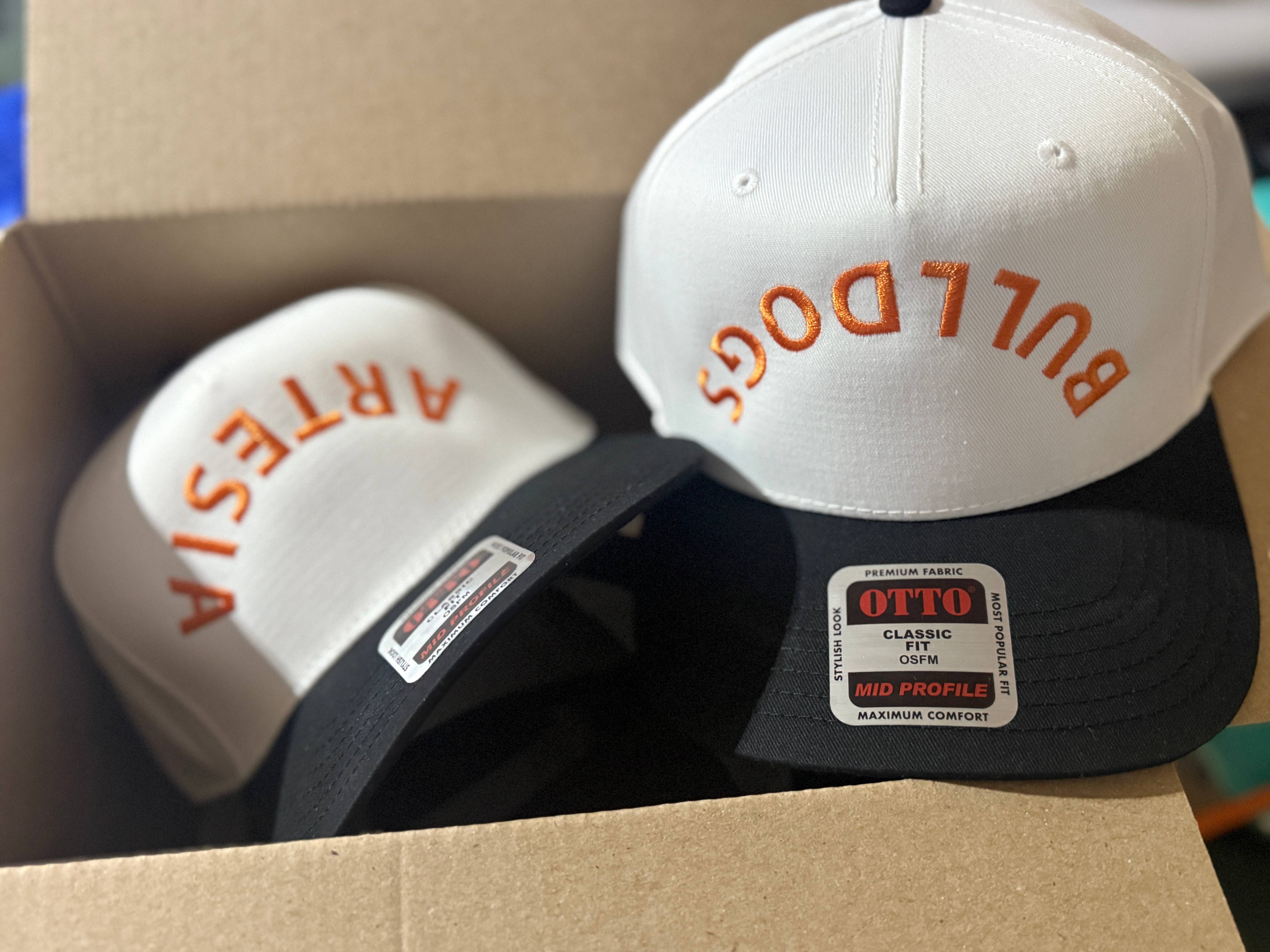 Hillside Threads Wholesale - Wholesale Trucker Hat - Women's - Arched Game Hat - Upside Down Embroidered Design11