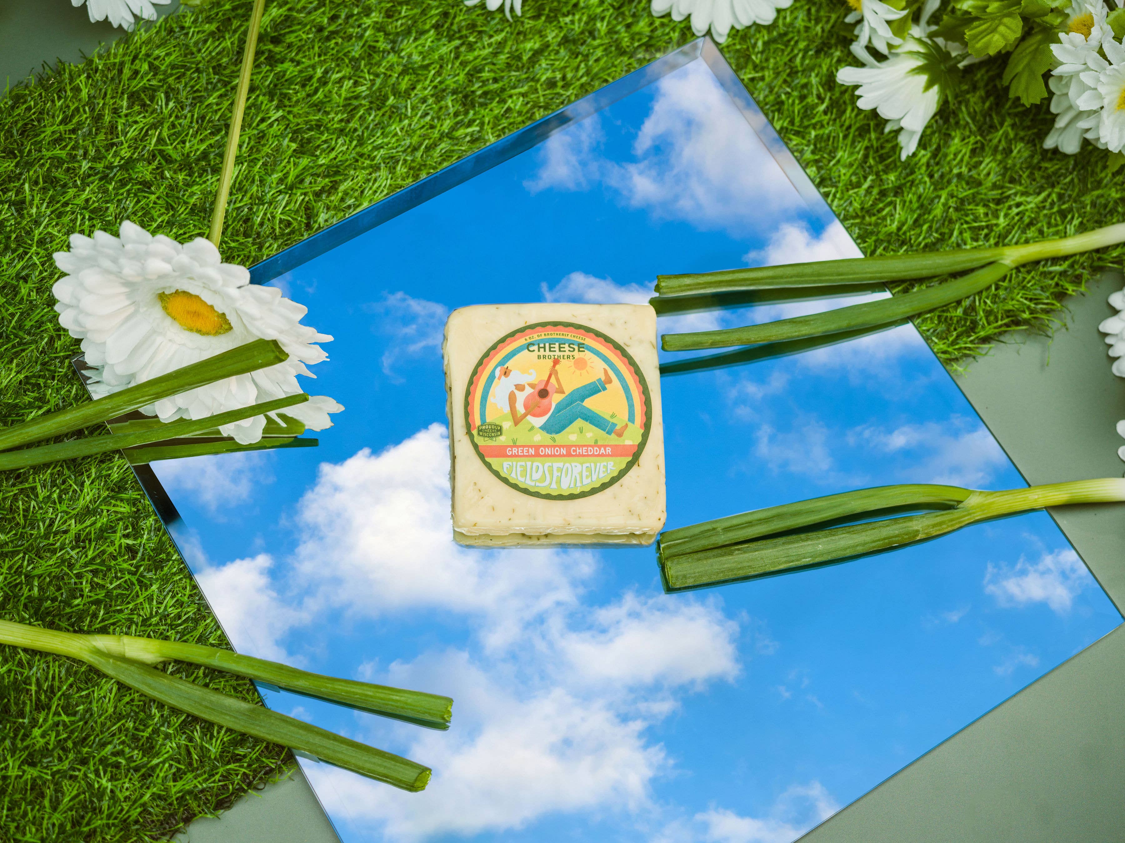 Cheese Brothers - Wholesale Cheese - "Fields Forever" Green Onion Cheddar