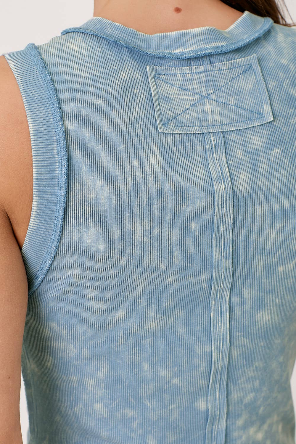 Mystree - Wholesale Tank Top - Women's - 60556 Exposed Seaming Ribbed Tank30