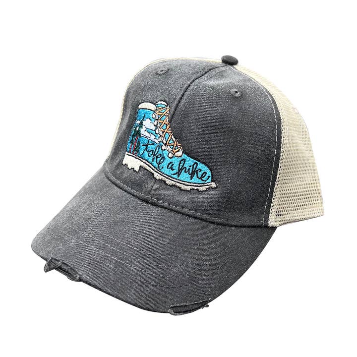 Take a Hike | Casquette à effet usé pour la vente par Sticker Girl, formerly KPB Apparel