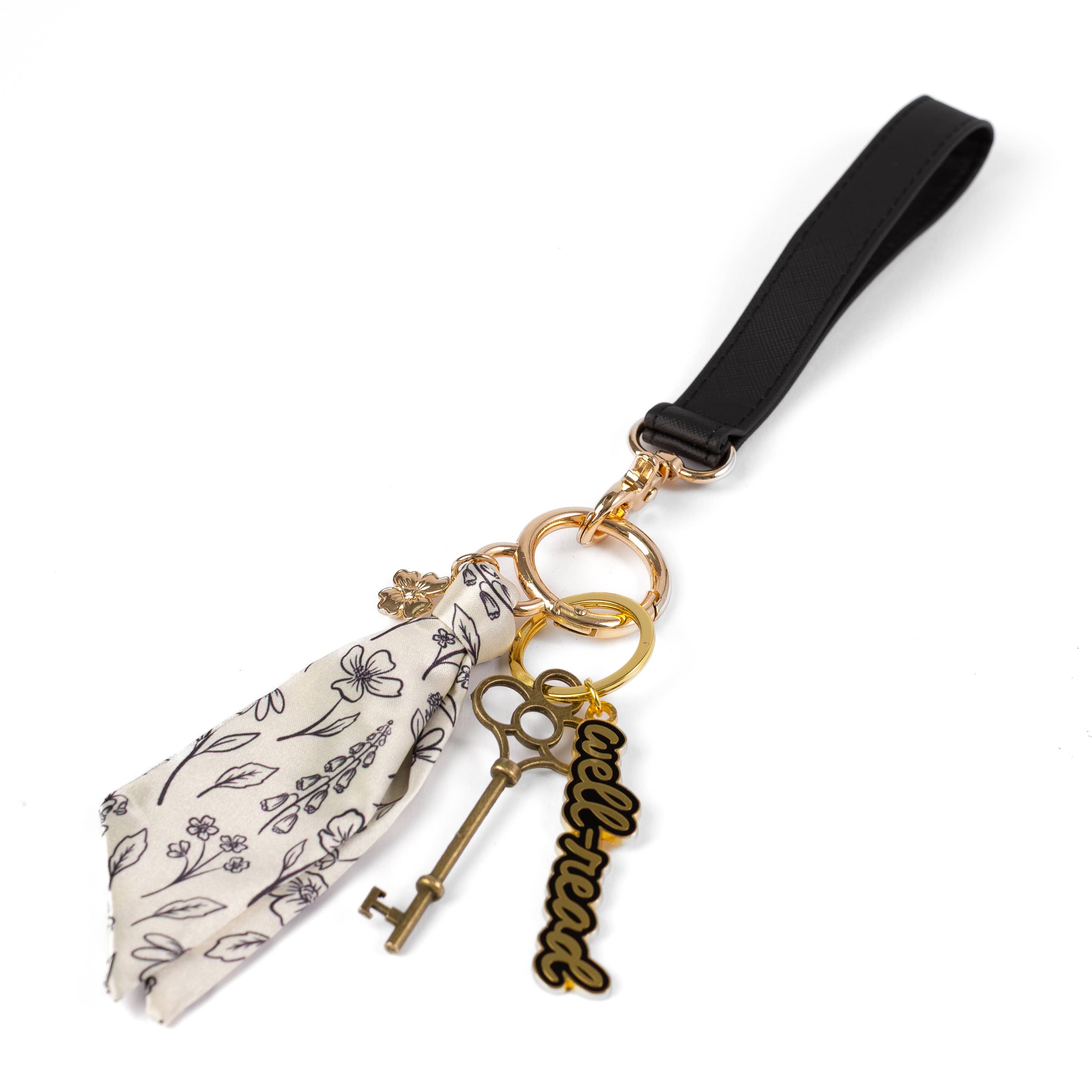 Elyse Breanne Design - Wholesale Scrunchie - Women's - Floral Satin Keychain19