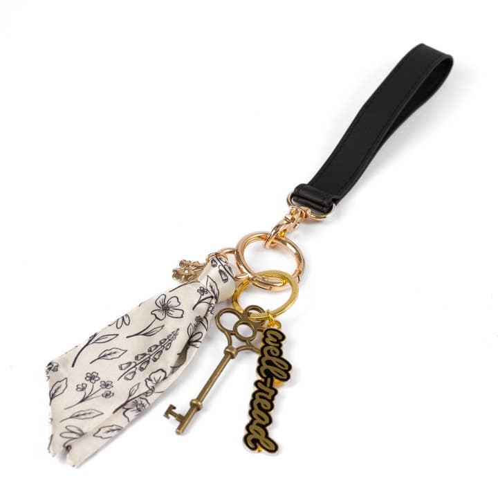 Elyse Breanne Design - Wholesale Scrunchie - Women's - Floral Satin Keychain19