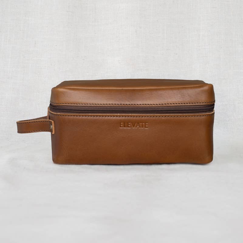 Elevate - Wholesale Toiletry Bag - Men's - Leather Doppler Kit3