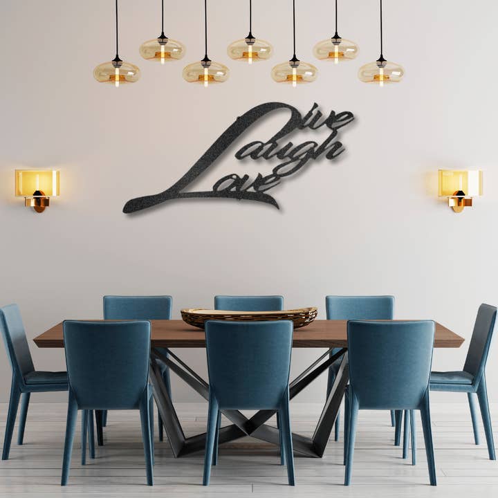 Live Laugh Love - Steel Sign for wholesale by MetalDecor4U