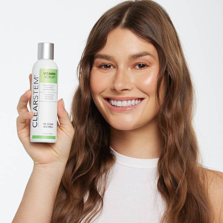 CLEARSTEM Skincare - Wholesale Facial Exfoliant/Scrub - VITAMINSCRUBâ„¢ - Antioxidant-Infused Scrub Cleanser