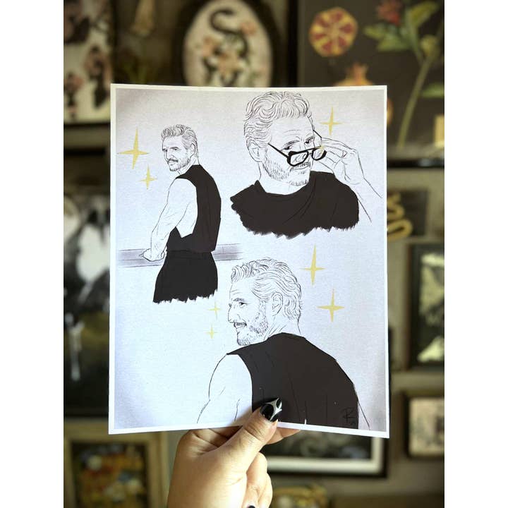 Pedro Pascal Cannes | Art Print for wholesale by Raicodoll