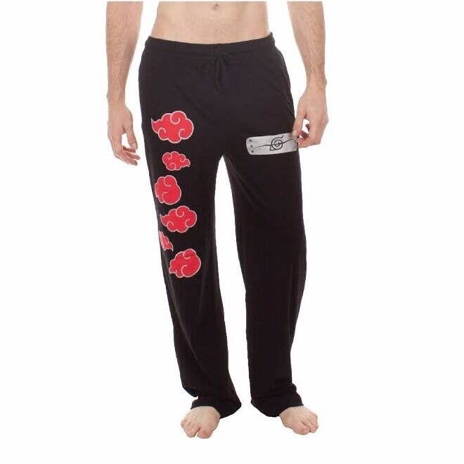 Naruto Shippuden Itachi Hoofdband En Bladwolken Lounge Broek Nachtkleding voor wholesale door Fundom