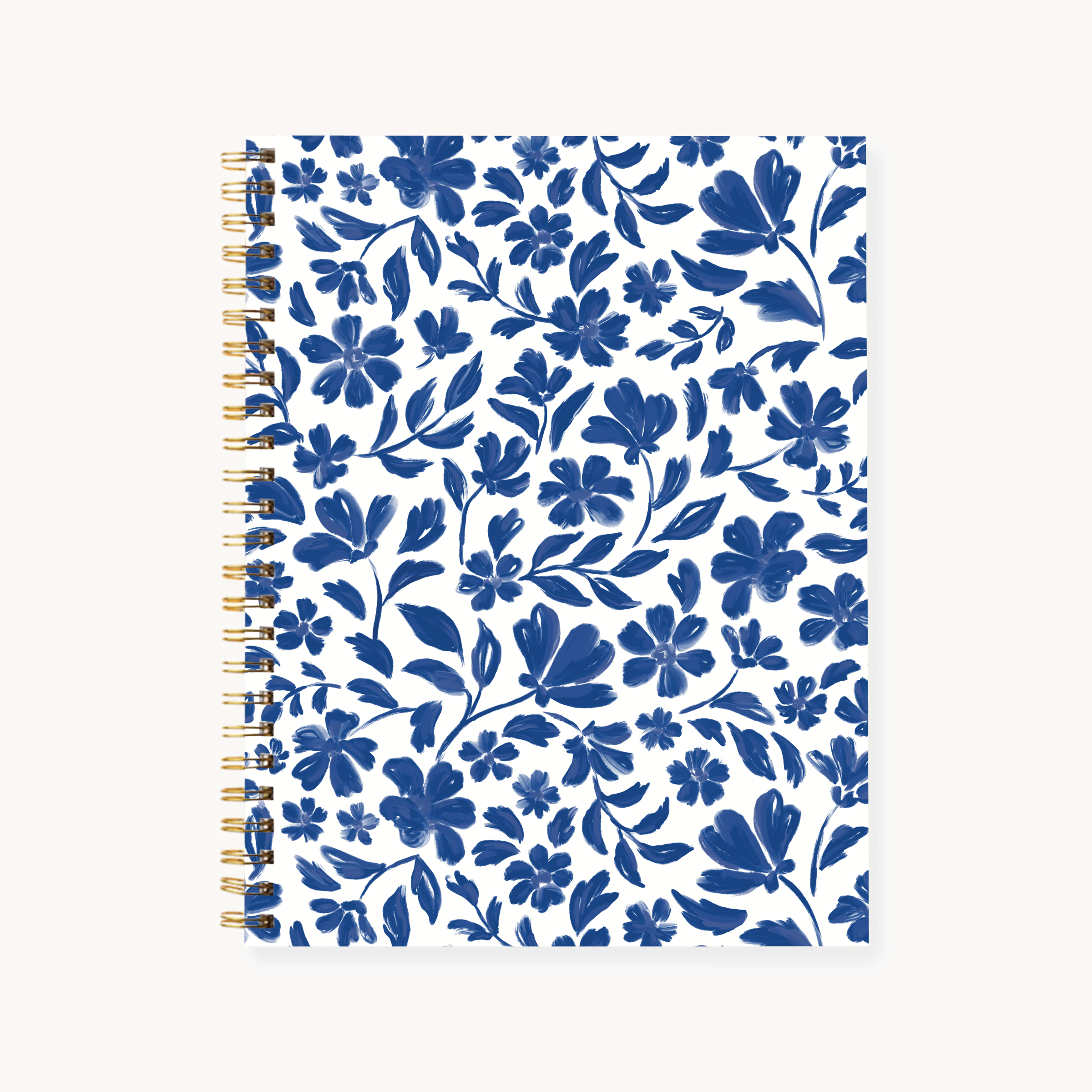 Elyse Breanne Design - Wholesale Notebook - Floral 7x9 Hardcover Spiral Notebook1