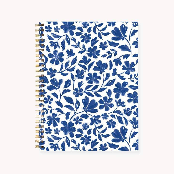 Elyse Breanne Design - Vente Cahiers - Carnet à spirale rigide 7x9 floral1