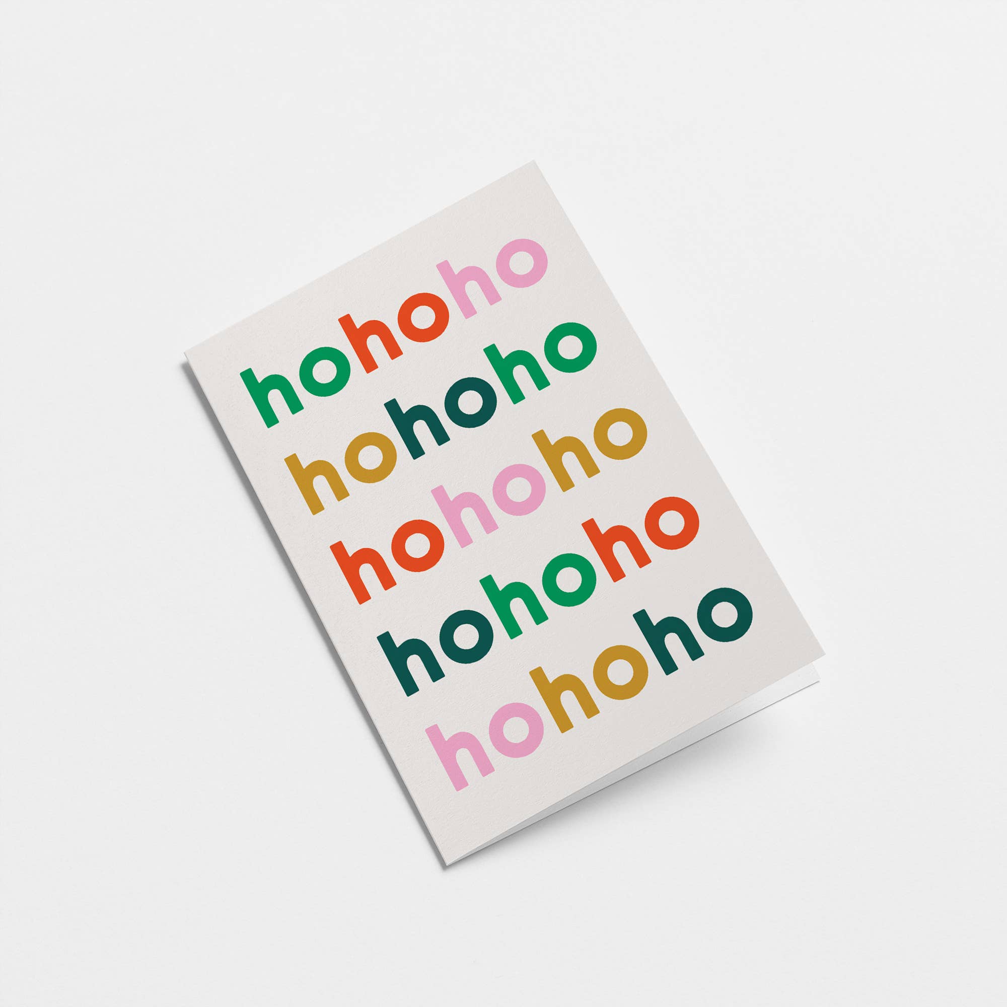 Graphic Factory - Wholesale Season's Greetings Card - Ho ho ho - Seasonal Greeting Card1