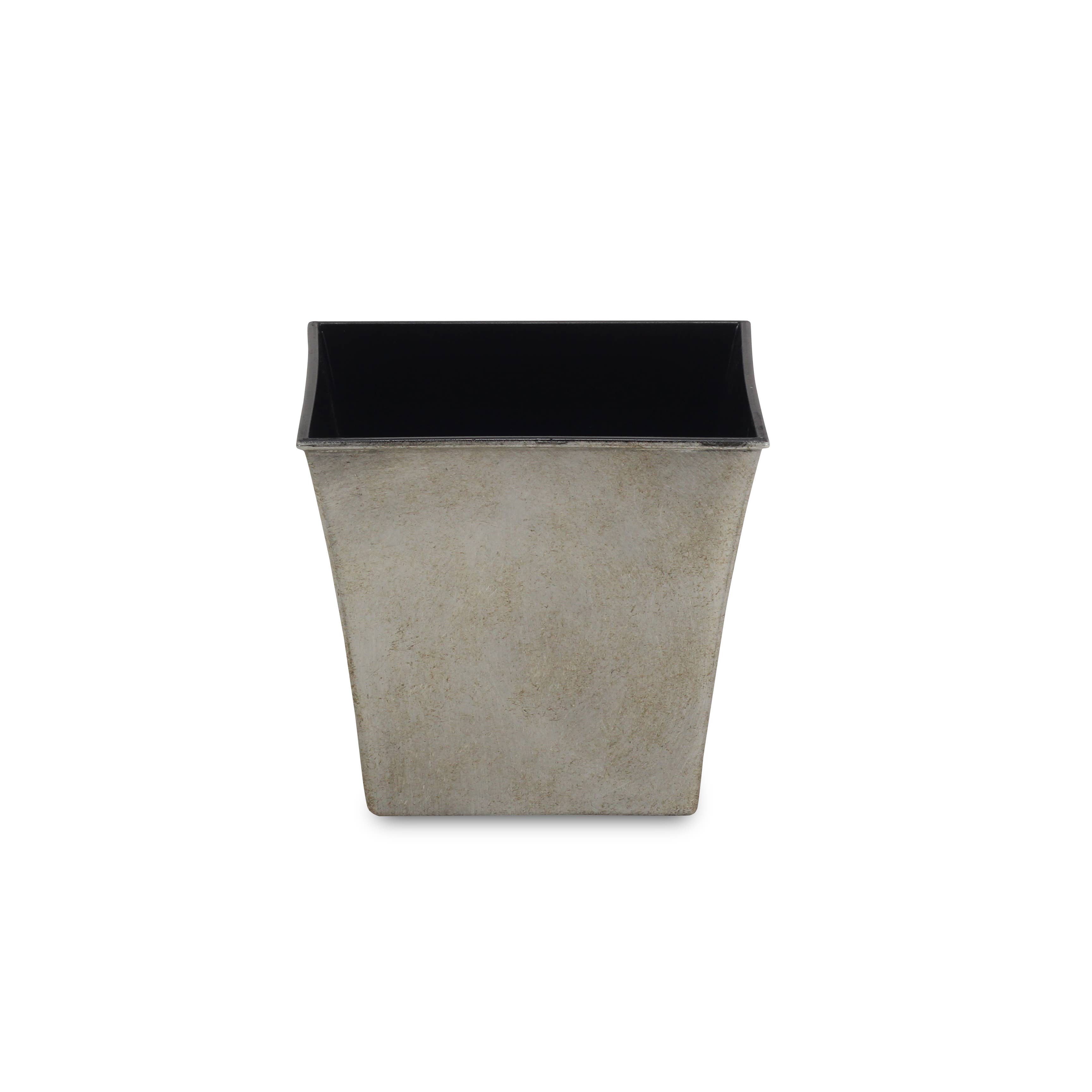 Cheungs Home Decor - Vendita all'ingrosso Vasi per piante - Vaso in plastica affusolato quadrato da 6,5 pollici22
