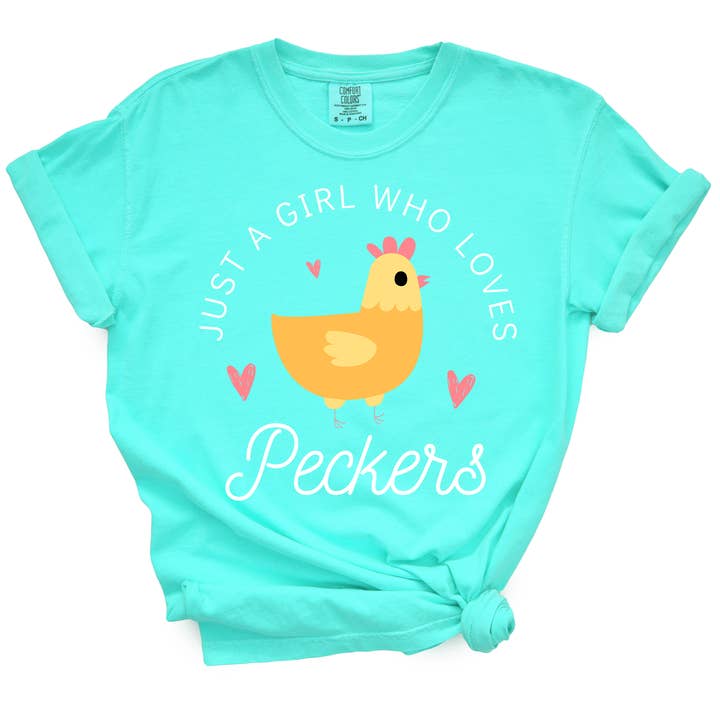 tcbco - Wholesale Screen Printed T-Shirt - Women's - Just A Girl Who Loves Peckers TShirt