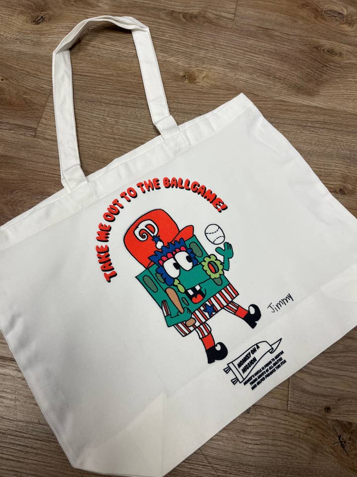 SpongePhilly PhanPants Tote Bag by Jimmy for wholesale by Monkeys Uncle