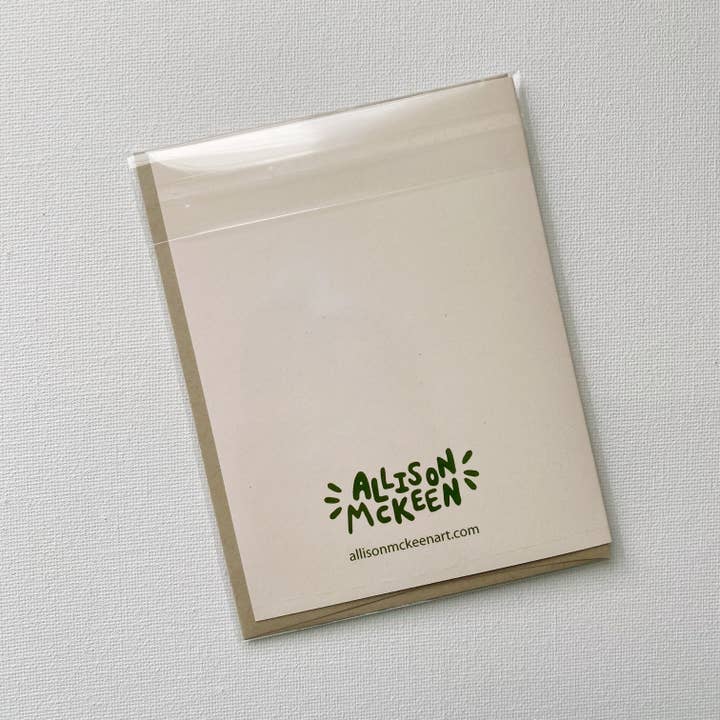 Allison Mckeen Art - Wholesale Birthday Card - card - I frogot