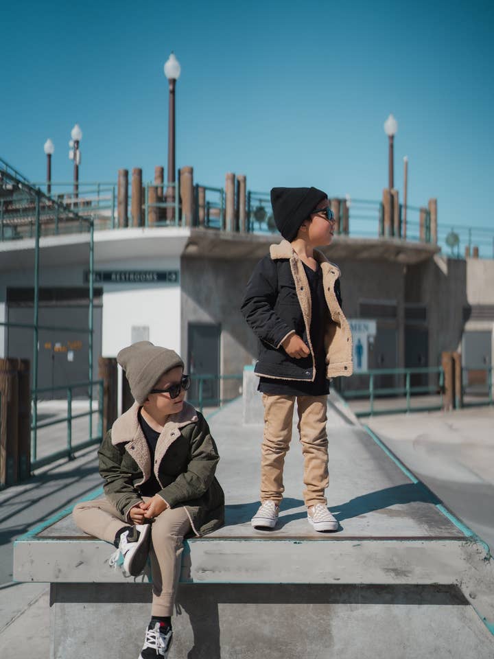 Rad Toddler Co. - Wholesale Jacket - Kids - EZRA WATER RESISTANT JACKET - OLIVE2