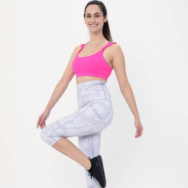 Madison - Medium Support Nursing Sport Bra (Dragon Fruit) for wholesale by Sweat & Milk