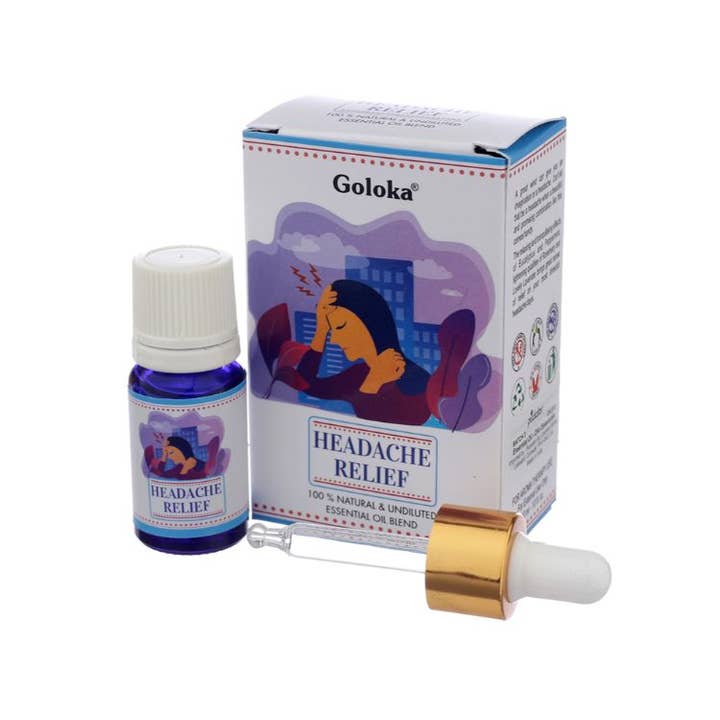 Goloka Headache Relief Essential Oil for wholesale by Crystal Magick Wholesale Ltd