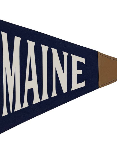 Maine Waxed Sebago Pennant for wholesale by Rogue Life Maine