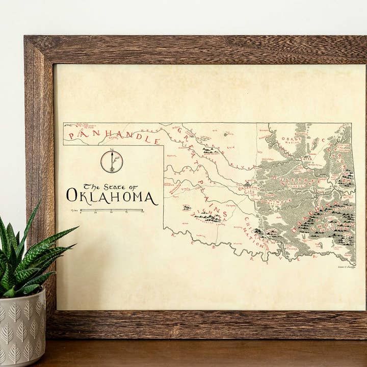 Oklahoma NEW Updated Version for wholesale by Lord of Maps