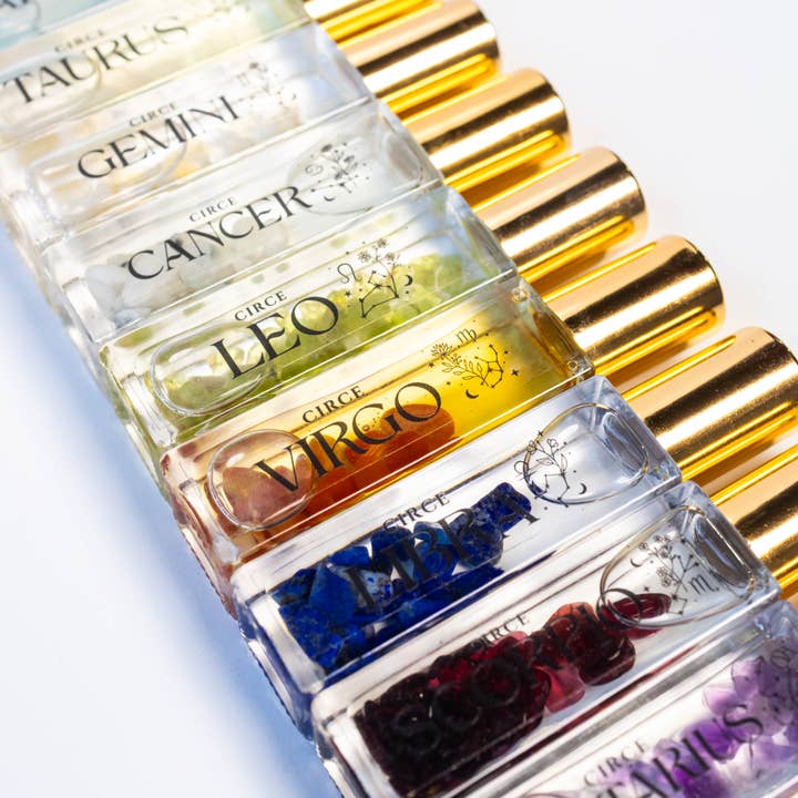 CIRCE - Wholesale Roll-On Fragrance - Zodiac Gemstone Perfume Oils - 12 Zodiac Signs Available