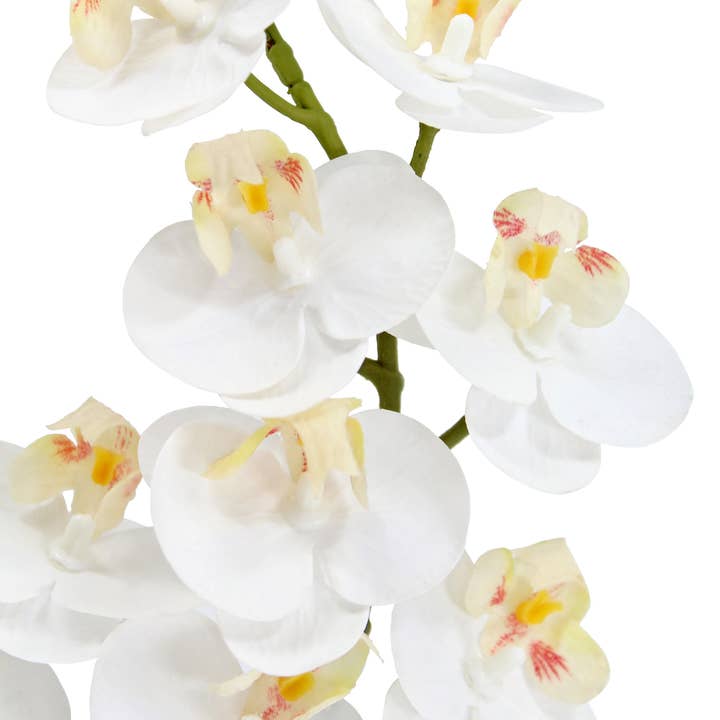 CG Hunter - Wholesale Artificial Flowers - Artificial 2-Stem Phalaenopsis White Orchid