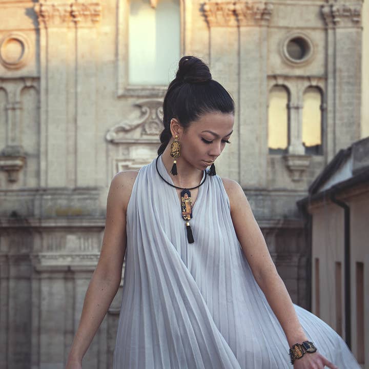 Santart - Wholesale Dangle Earrings - Judith Earrings by Klimt1