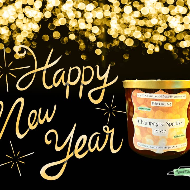 18 oz 100% Soy Wax Candles for wholesale by HopperNCleve Designs