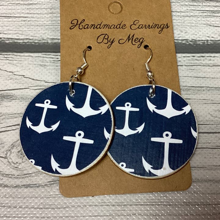Anchor 1.5 inch for wholesale by Handmade Earrings By Meg