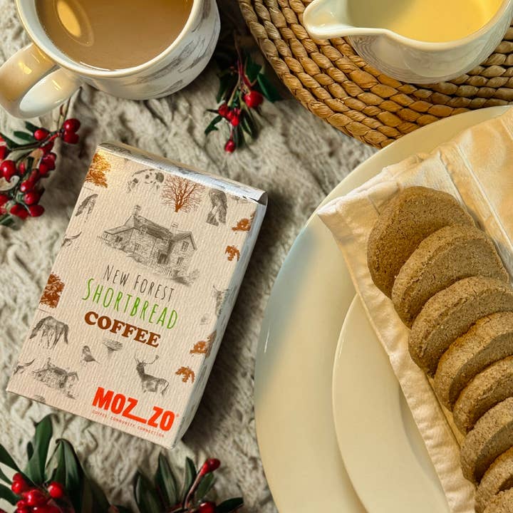 New Forest Shortbread – wholesale Biscuit – New Forest Shortbread Box of 8 Pieces - Coffee