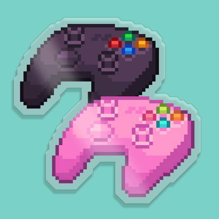 BerryCutePixels - Wholesale Lapel Pin/Button - Pixel Controller Pin1