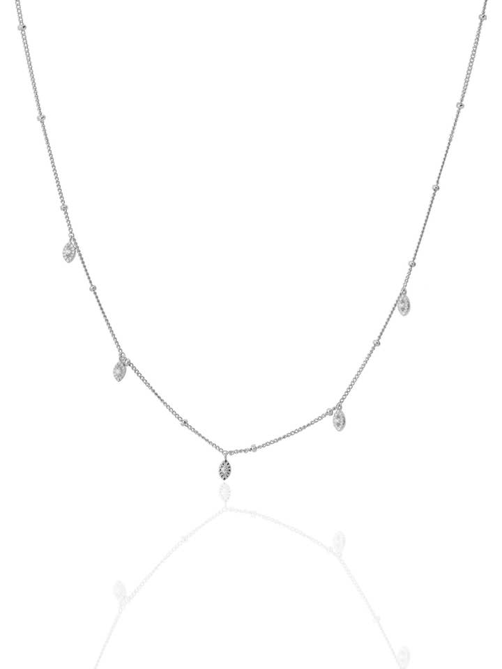 SHORT BILLIONS silver necklace for wholesale by Aran Jewels