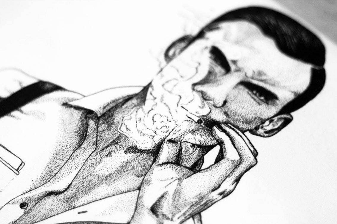 Gang de Paris - Wholesale Screen Printed T-Shirt - Unisex - The Marlous de Belleville T-shirt2