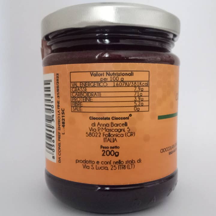 Cioccolata Ciocconi®️ - Wholesale Hot Fudge/Chocolate Spread - Honey Chocolate 20 x 200 gr2