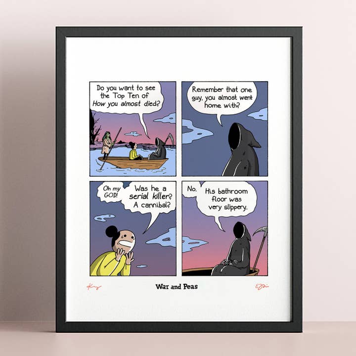 Top Tien Gesigneerde Print voor wholesale door War and Peas