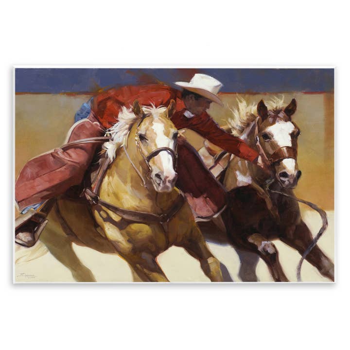 Rodeo Cowboy Painting - Unframed Wall Art for wholesale by Stupell Industries