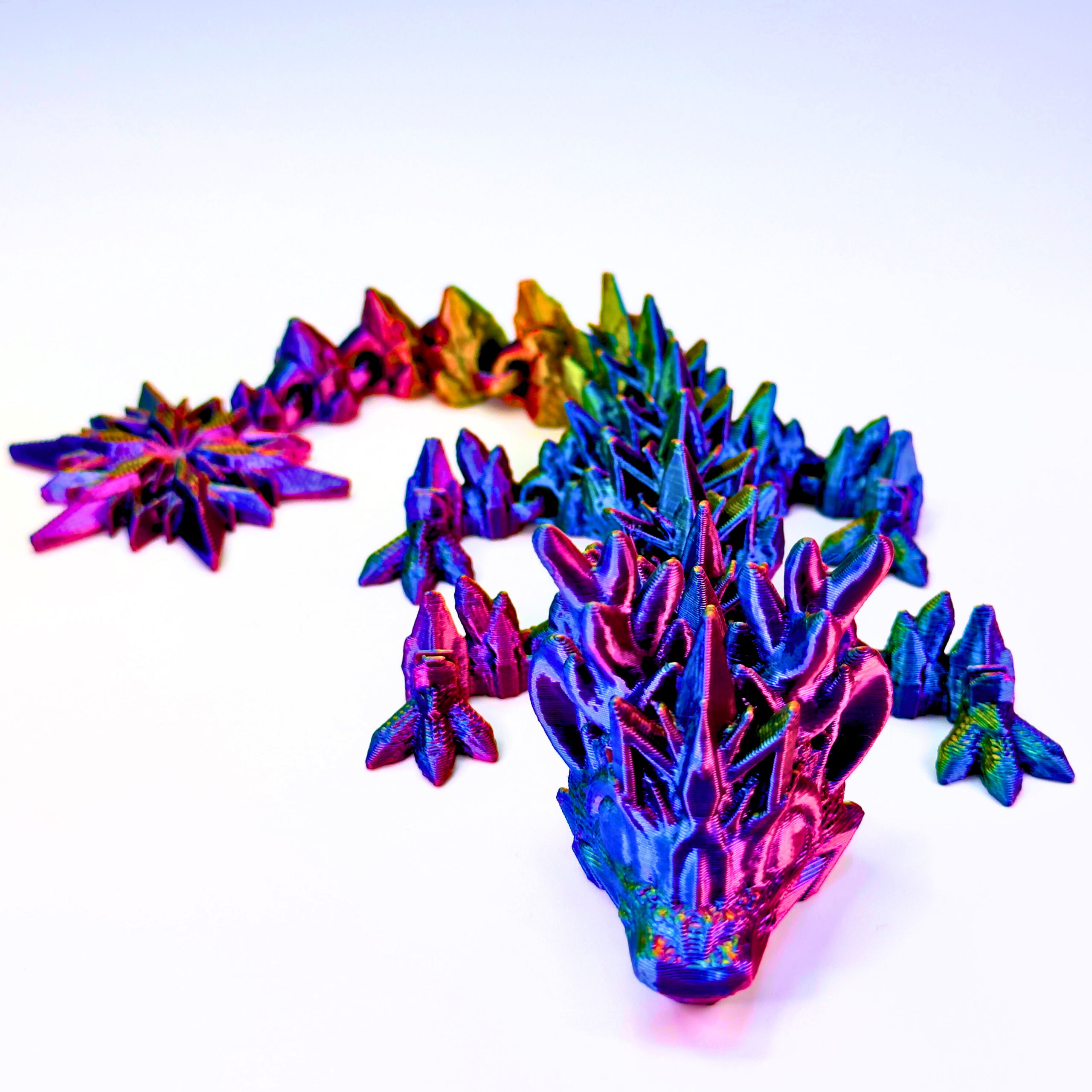 Dragon Fidgets - Wholesale Fidgetspeelgoed - Kinderen - 9" Rendier Sneeuwvlok Winter Draak Fidget Speelgoed3